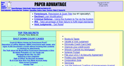 Desktop Screenshot of paperadvantage.org