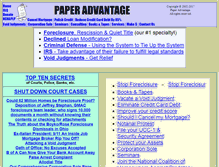 Tablet Screenshot of paperadvantage.org